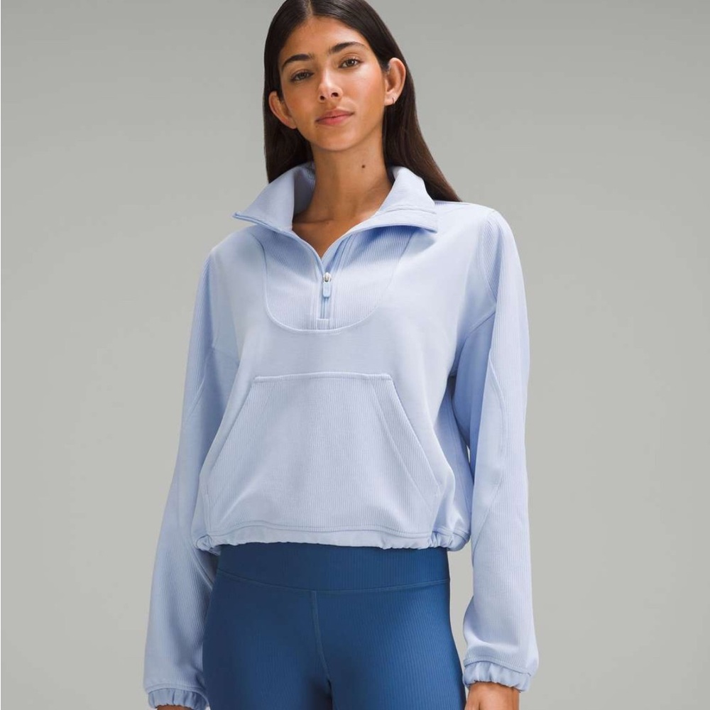 Light Blue Women's Pullover Top